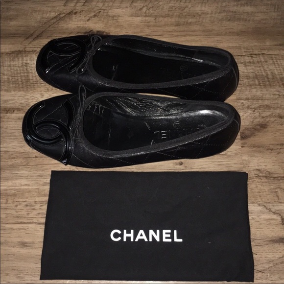 Chanel Cambon Ballet Flats Size 7.5 - Picture 5 of 8